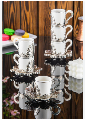 Sena Damla Coffee Cup Set 337-k-y-11