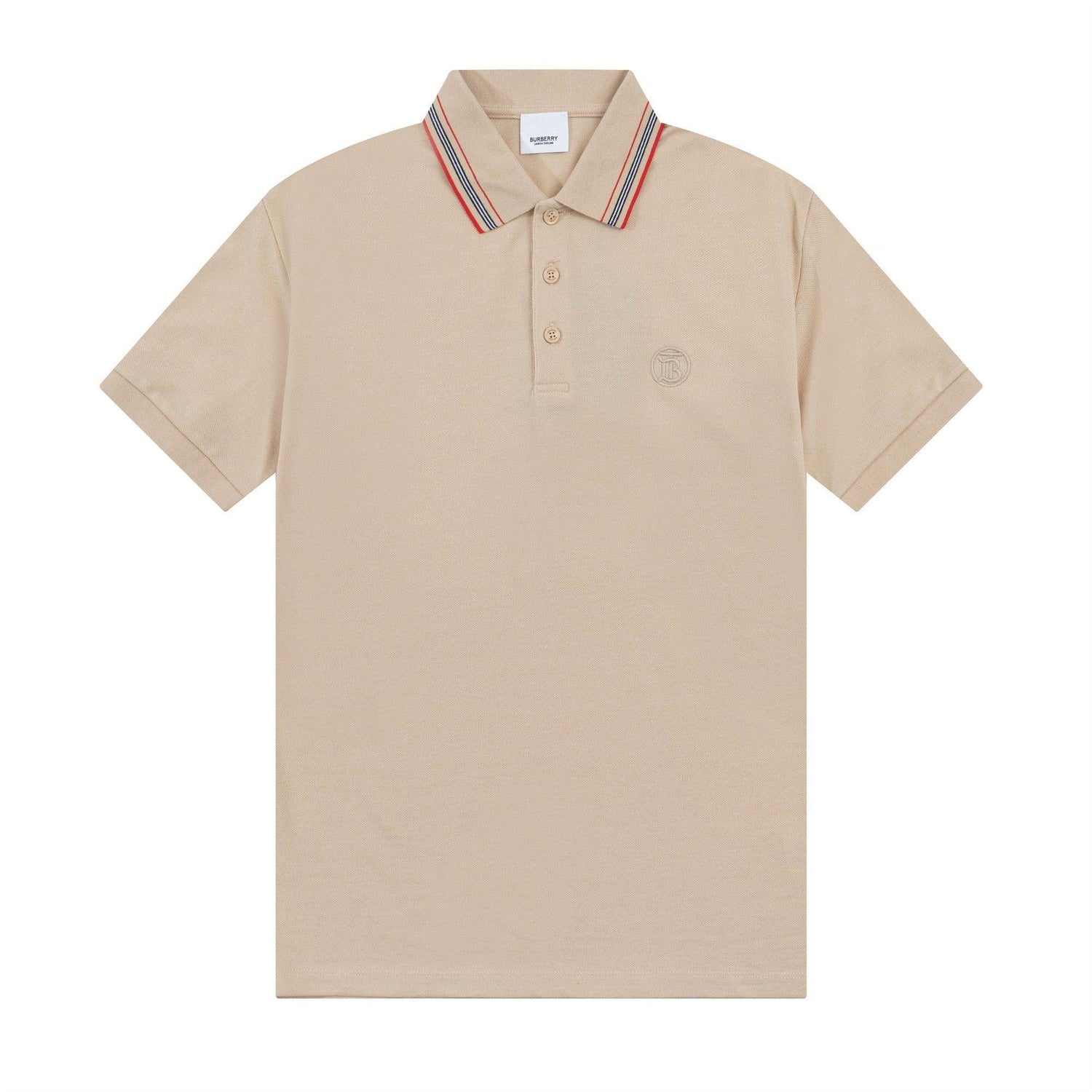 Burberry Beige T-Shirt With Collar