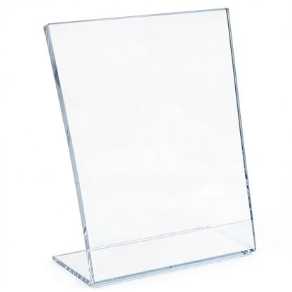 Azar Displays 112716, L Shaped Acrylic Sign HLR, 7W X 11H, 10pk