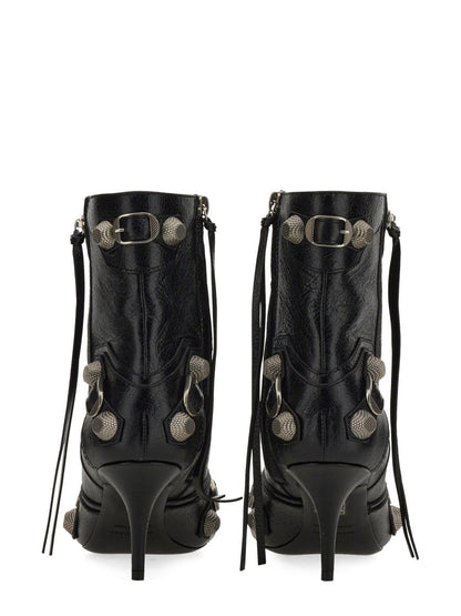 BALENCIAGA Pointed Upper Heeled Boot - 7CM Heel Height