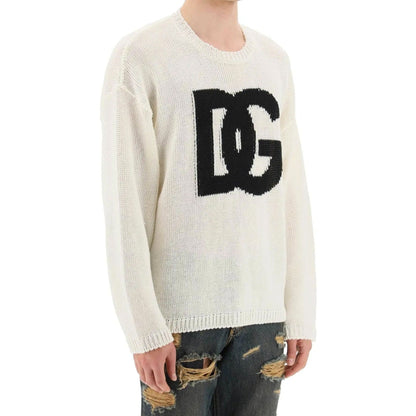 Dolce &amp; Gabbana Linen Logo Sweater