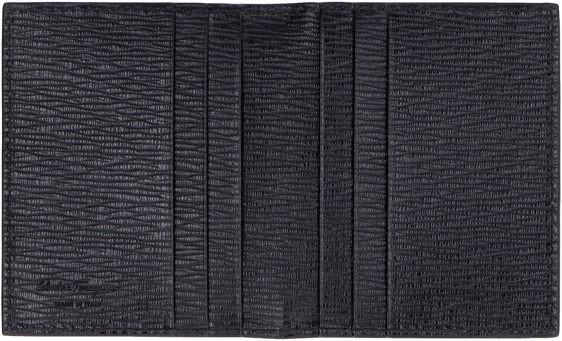 Ferragamo Leather Card Holder with Gancini Hook - 8cm x 10cm