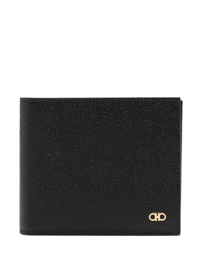 Ferragamo Mini Hammered Leather Wallet