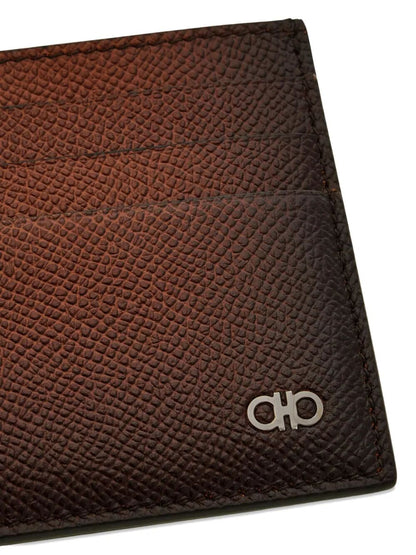 Ferragamo Mini Gancini Hook Card Case