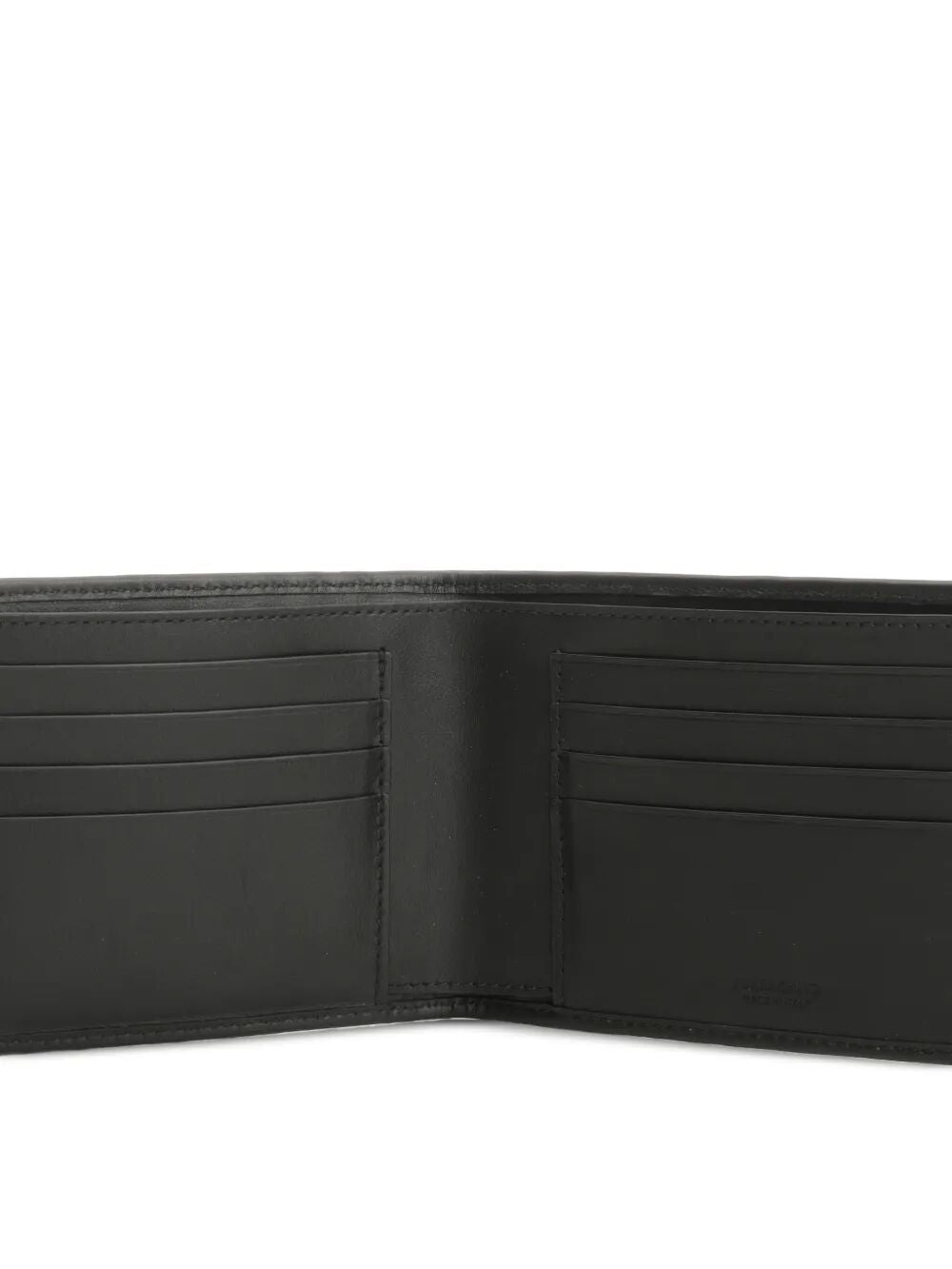 Ferragamo Two-Tone Woven Leather Bi-Fold Wallet - Mini Size