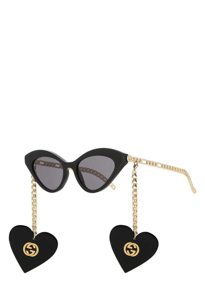 GUCCI Two-Tone Acetate and Metal Sunglasses
