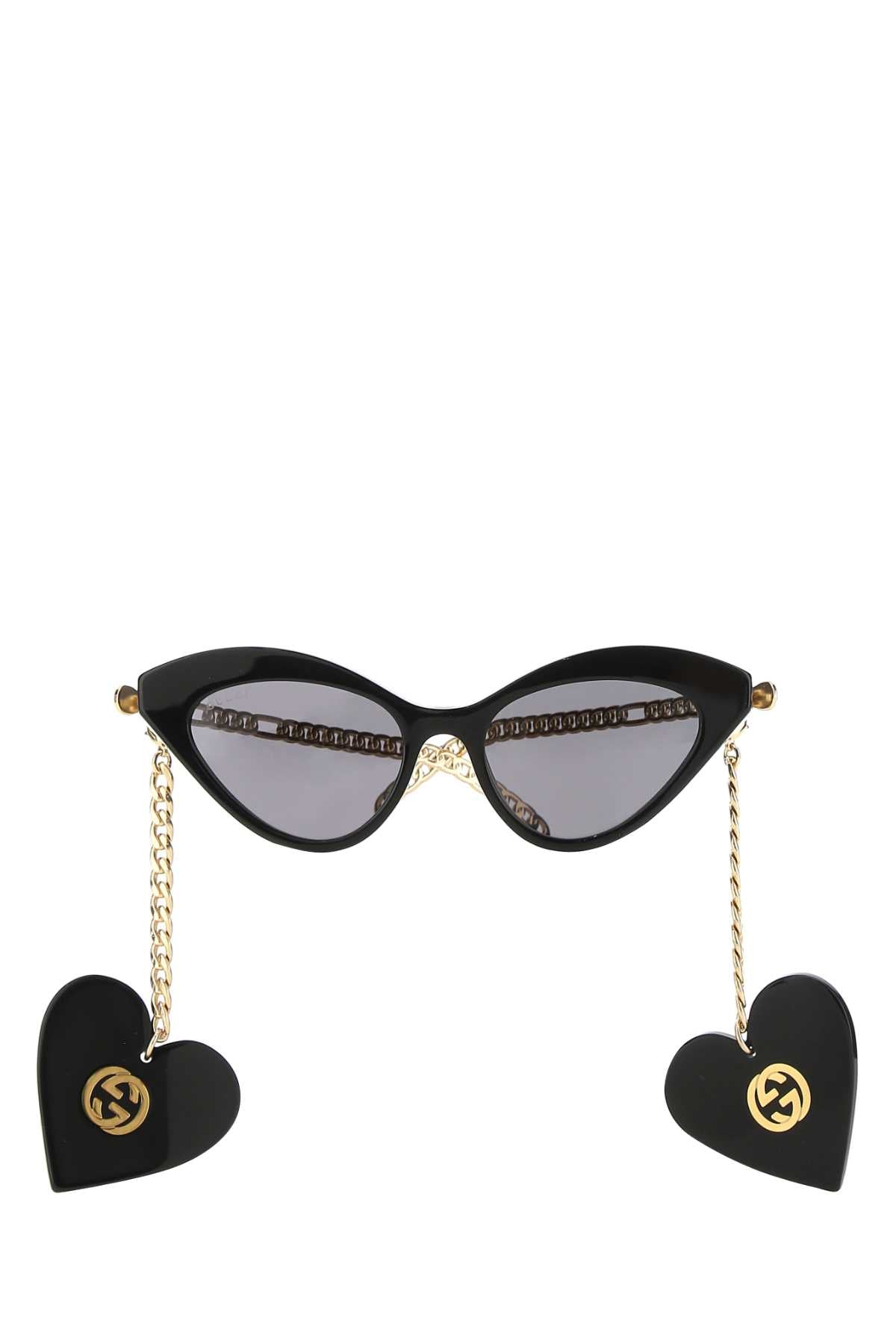 GUCCI Two-Tone Acetate and Metal Sunglasses
