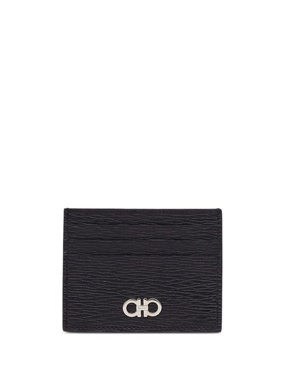 Ferragamo Mini Gancini Hook Card Holder