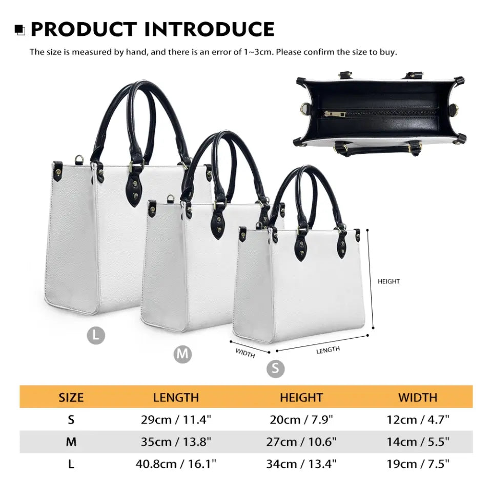 Personalized Witch PU Leather Handbag with Long Straps - Gift Idea For Halloween/Witch/Friend - There Are More Of Us Than You Think