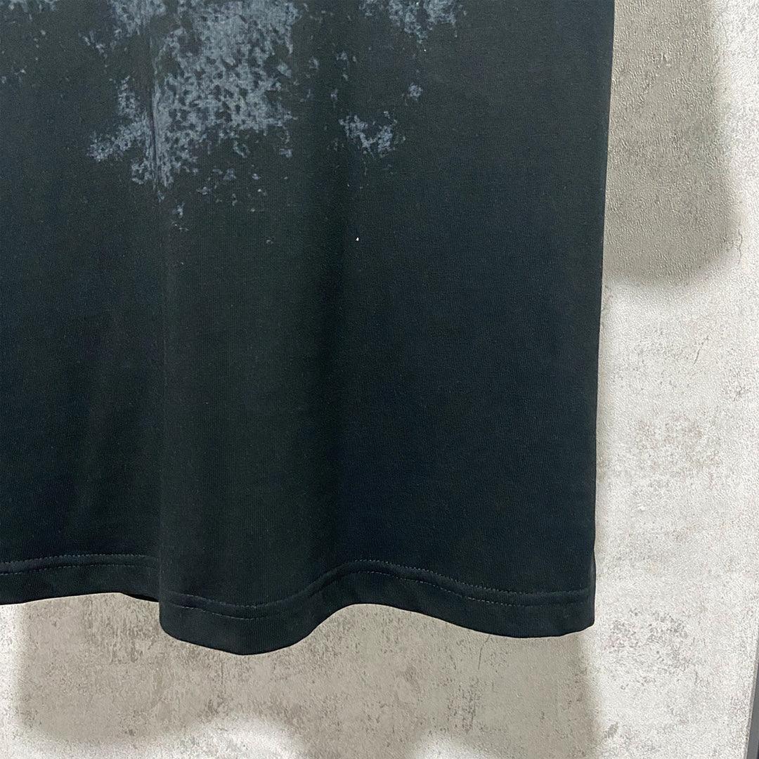 Balenciaga Black T-Shirt Without Collar