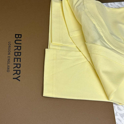 Burberry Yellow T-Shirt Without Collar