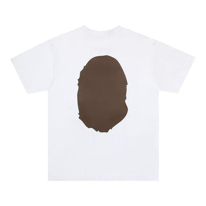 Bathing Ape White T-Shirt without Collar