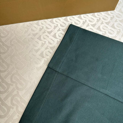 Burberry Green T-Shirt Without Collar