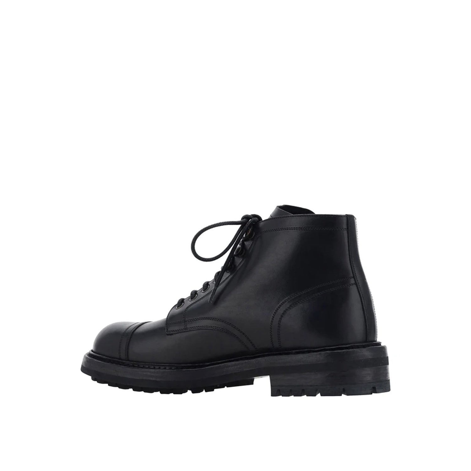 Dolce &amp; Gabbana Lace Up Leather Boots