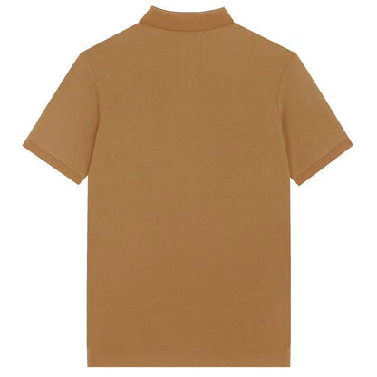 Burberry Brown T-Shirt With Collar