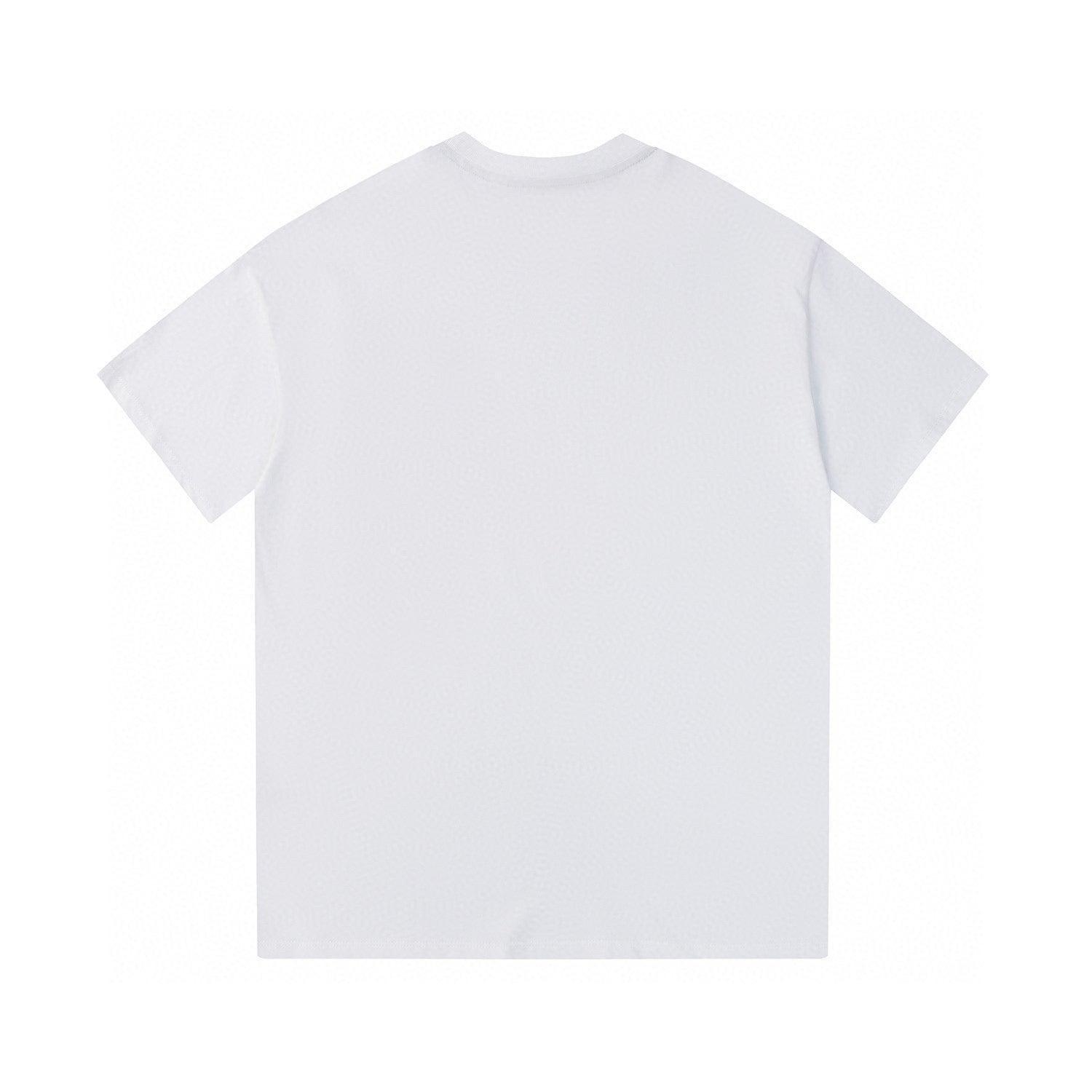Burberry White Cotton T-Shirt | Classic Crew Neck – Effortless Style