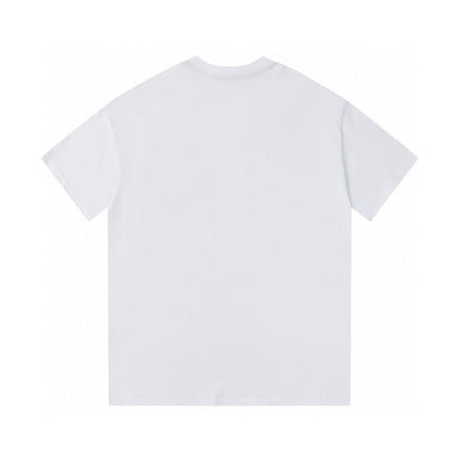 Burberry White Cotton T-Shirt | Classic Crew Neck – Effortless Style