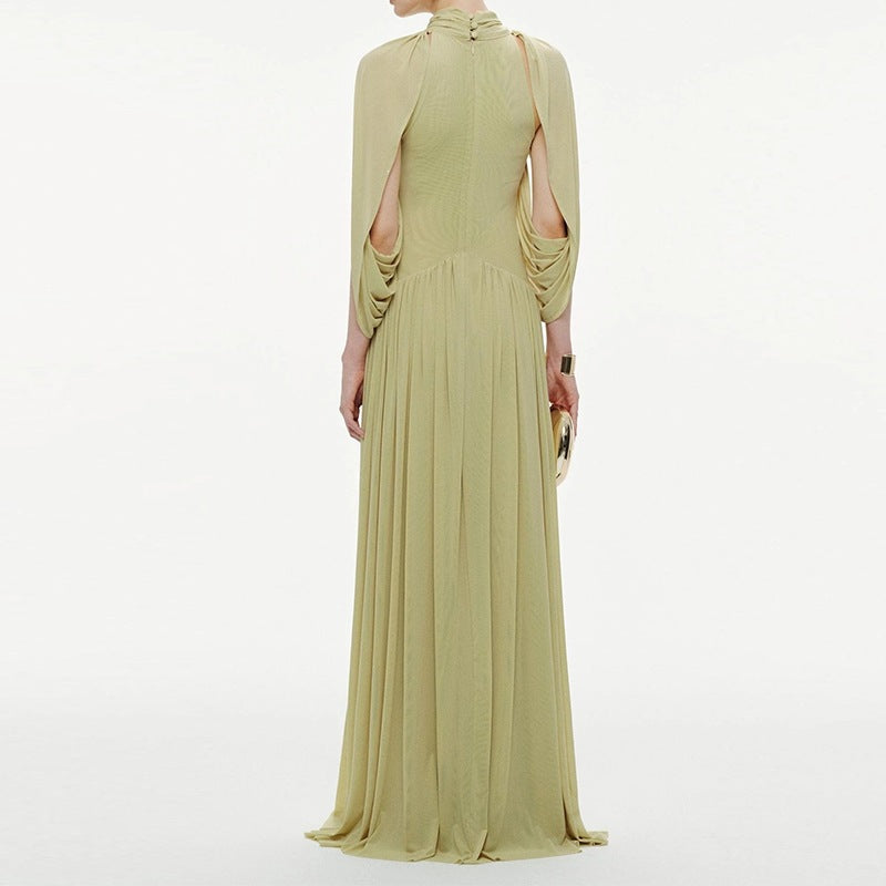 Round neck fresh chiffon fashion dress