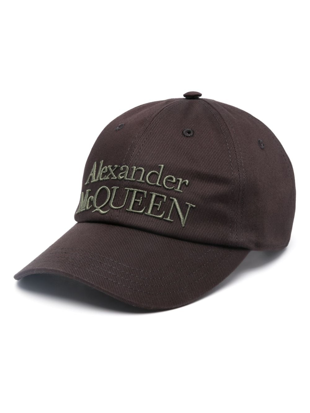 ALEXANDER MCQUEEN Embroidered Logo Cotton Cap - Men&
