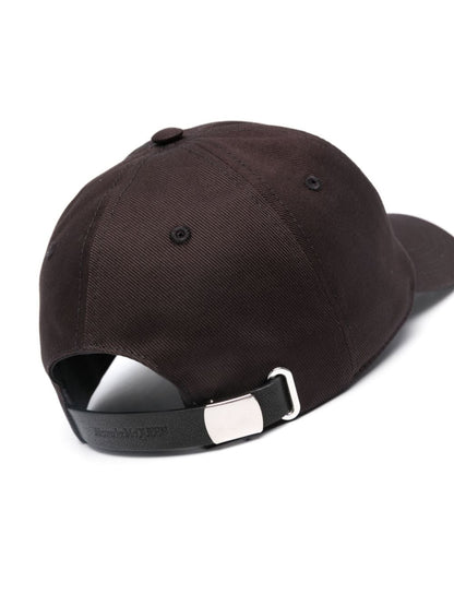 ALEXANDER MCQUEEN Embroidered Logo Cotton Cap - Men&