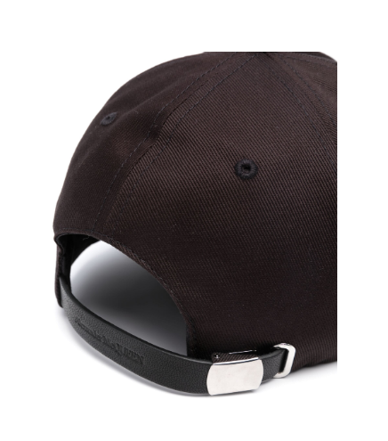 ALEXANDER MCQUEEN Embroidered Logo Cotton Cap - Men&