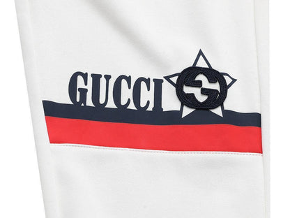 Gucci Long Pant White/Black/Red&
