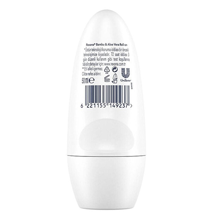 Rexona Bamboo &amp; Aloe Vera Roll On Deodorant 50ml - 72 Hour Protection | Women&
