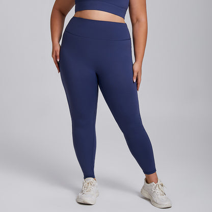 Womens Plus Size High Elastic Yoga Fitness Suit