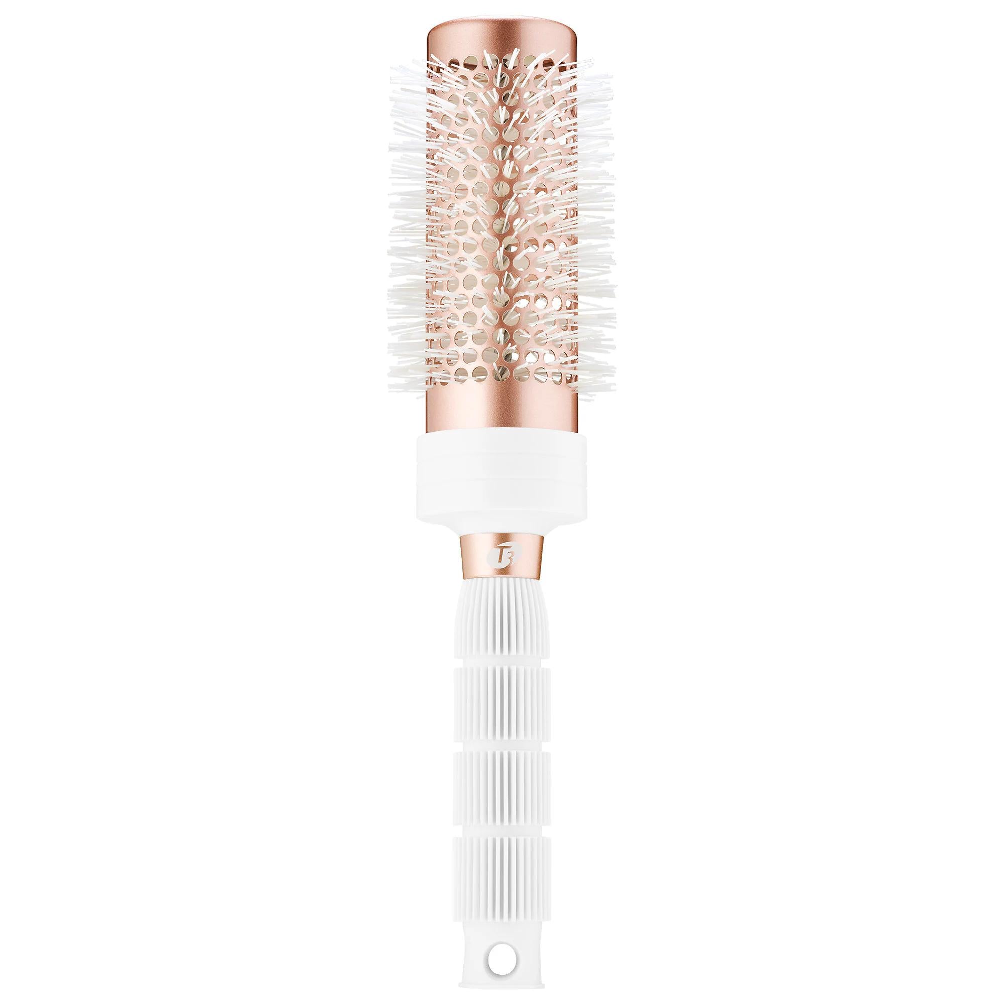 Volume Round Brush for Fine Hair:  2-Inch Ceramic-Coated Rose Gold Hair Styling Brush for Maximum Volume &amp; Body