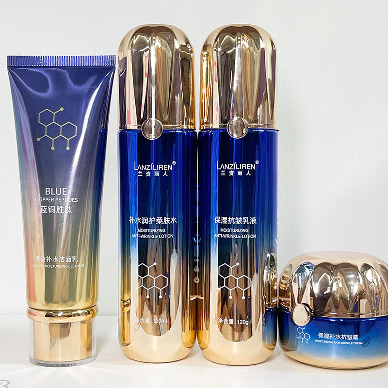 Lanzili Blue Copper Peptide Skin Care Set