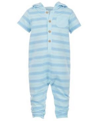 First Impressions Stripe Hooded Jumpsuit