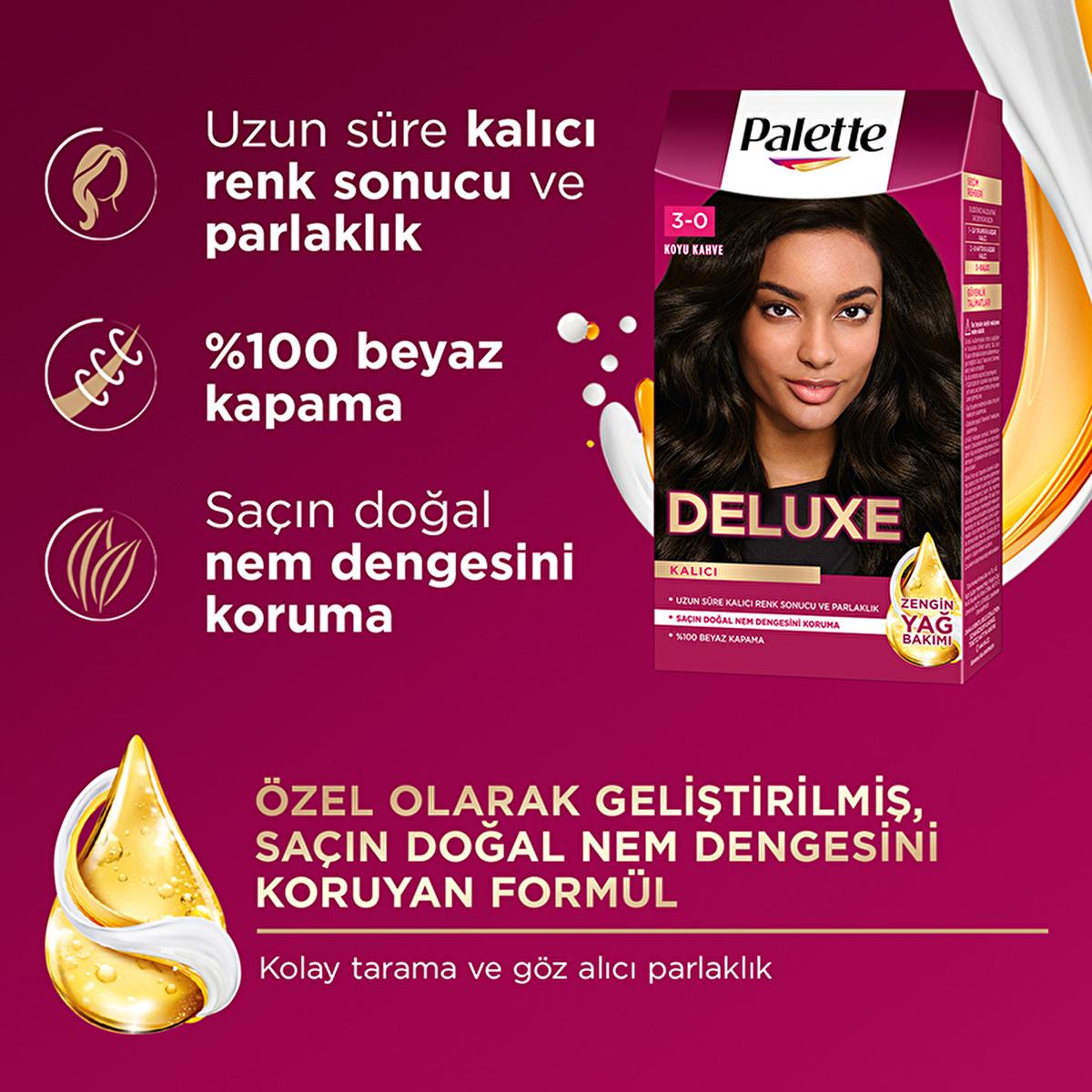 Palette Deluxe Hair Dye - Long-Lasting Rich Color &amp; Nourishment for Vibrant Hair