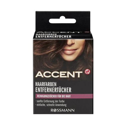 Accent Hair Color Remover Wipes for Skin 6 Count