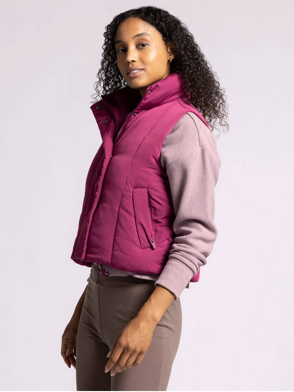 Anya Vest - Raspberry