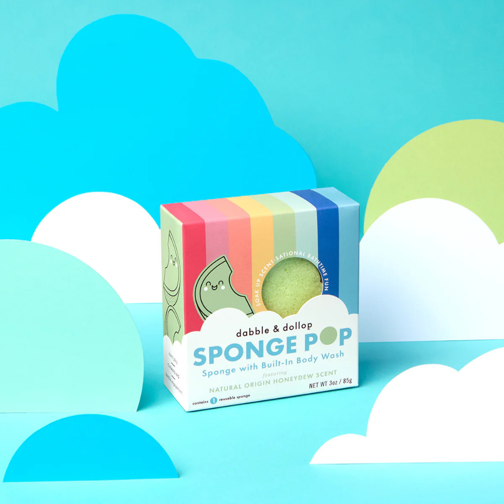 Honeydew Sponge Pop™ Kids Buffer | Dabble &amp; Dollop