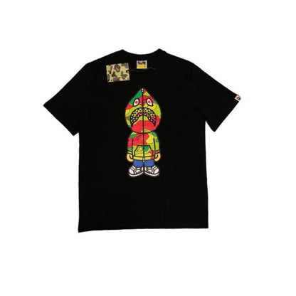 Bathing Ape Black T-Shirt without Collar