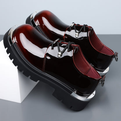 Mens Casual Derby Shoes with Height Increase