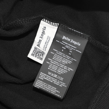 Palm Angels Logo-Print Sweatshirt Black/White
