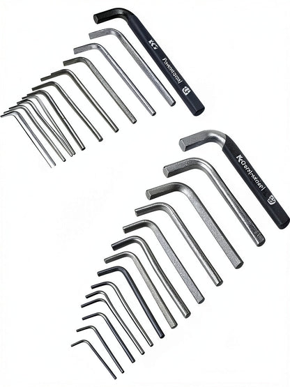 KC Professional 97325 25 Piece Long and Short Arm Hex Wrench Set