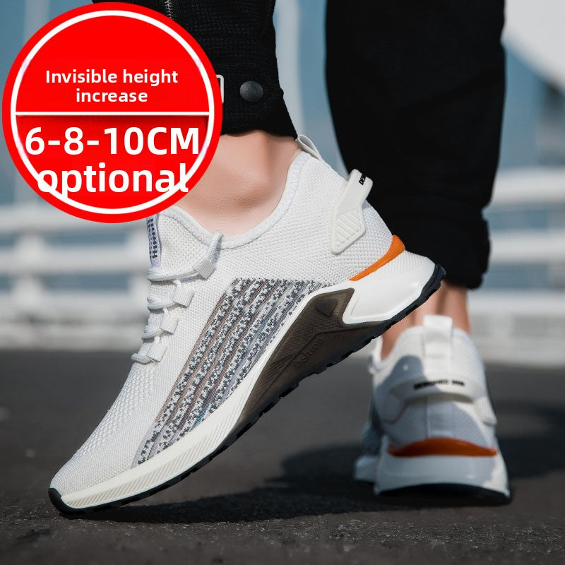 Mens Height Increase Casual Sneakers