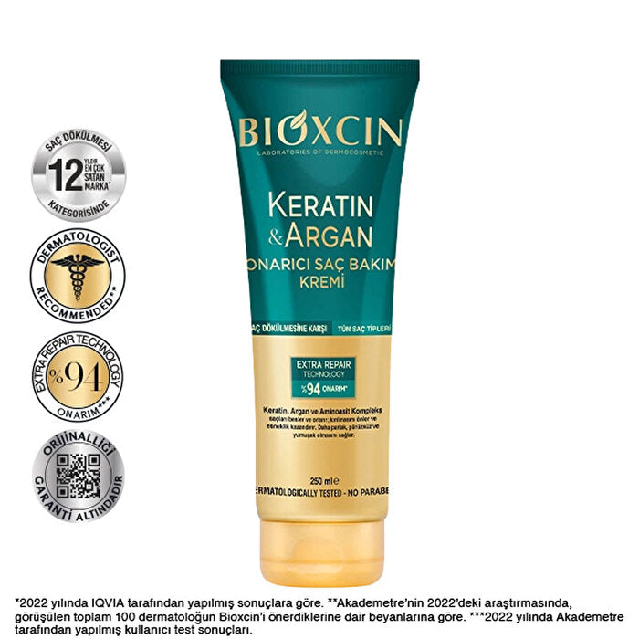 Bioxcin Keratin &amp; Argan Repair Hair Cream
