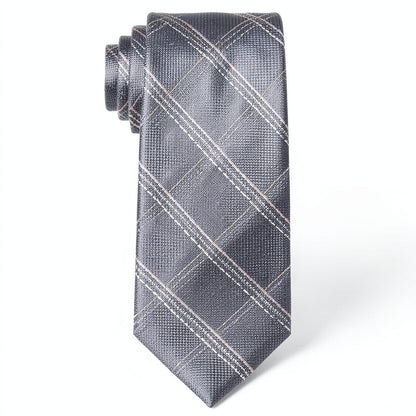 Michael Michael Kors Men’s Dash &amp; Line Grid Check Tie