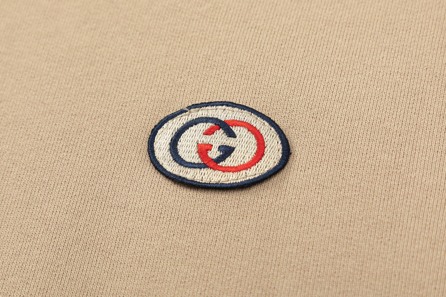 GUCCI Stripe-detail Gg Hoodie In Paste