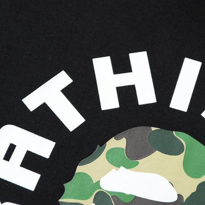 Bathing Ape Black T-Shirt without Collar