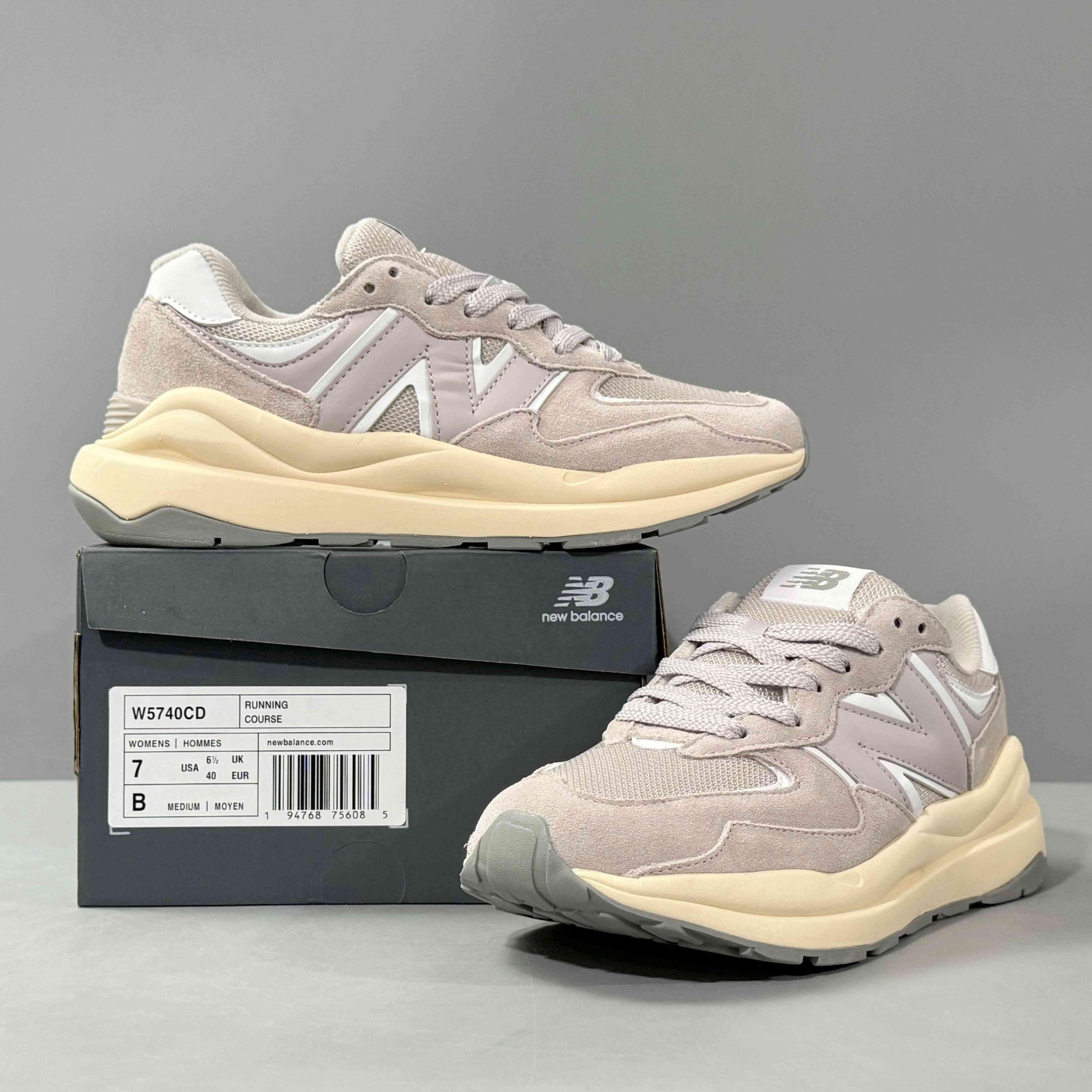 New Balance 57/40 Logwood Team Cream