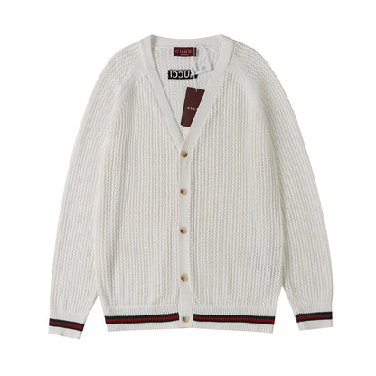 Gucci Sylvie Web-stripe cardigan