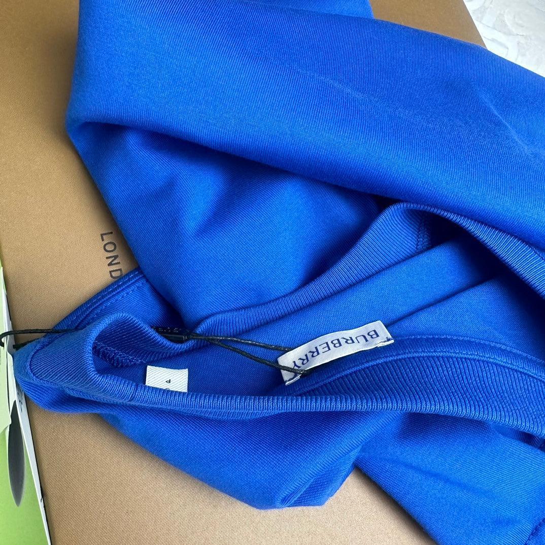 Burberry Blue T-Shirt Without Collar