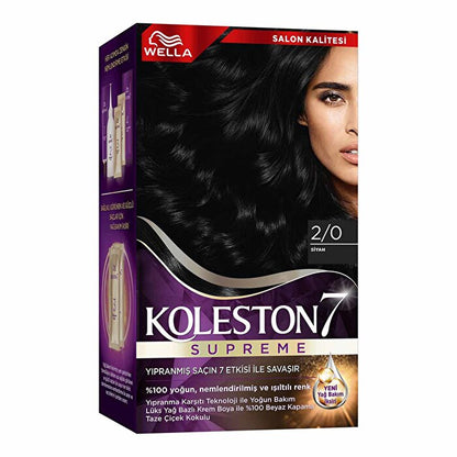 Koleston Wella Supreme Hair Color 2.0 - Black | Luxurious Cream Formula