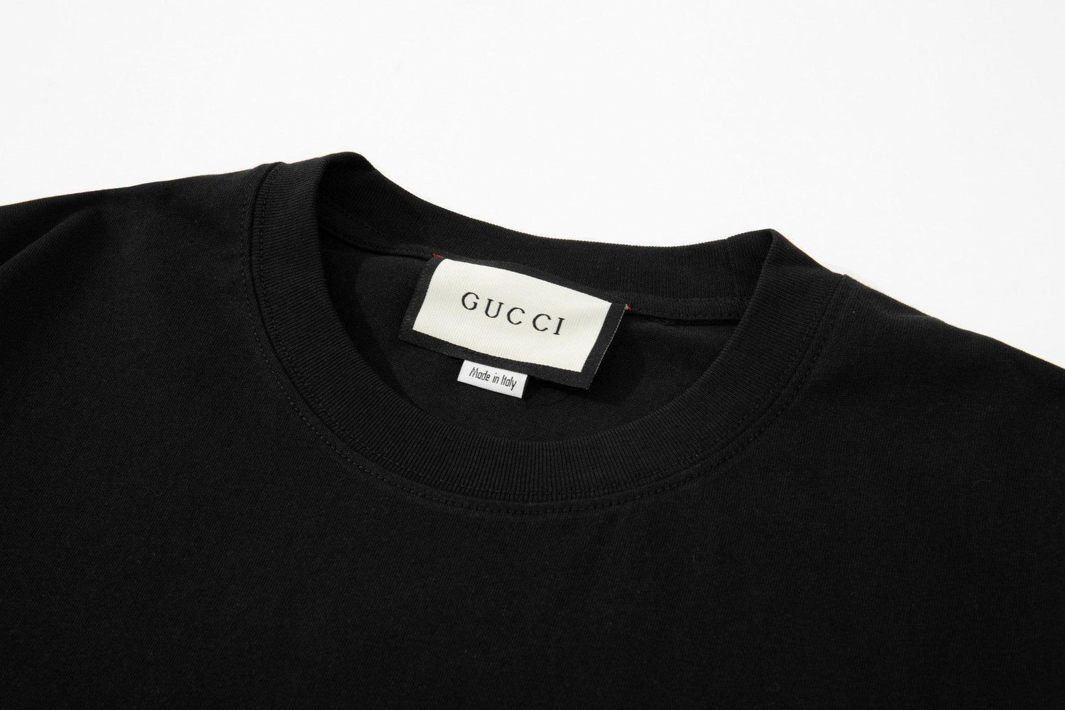 Gucci T-Shirt Without Collar Black | Premium Cotton Casual Wear