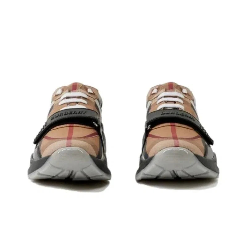 Burberry Ramsey Check Sneakers Birch Brown